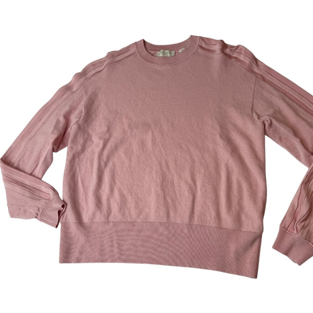 TED BAKER Pink Sweater Round Neck. Size women's 2 (Small / Medium)